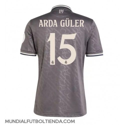 Camiseta Real Madrid Arda Guler #15 Tercera Equipación Replica 2024-25 mangas cortas